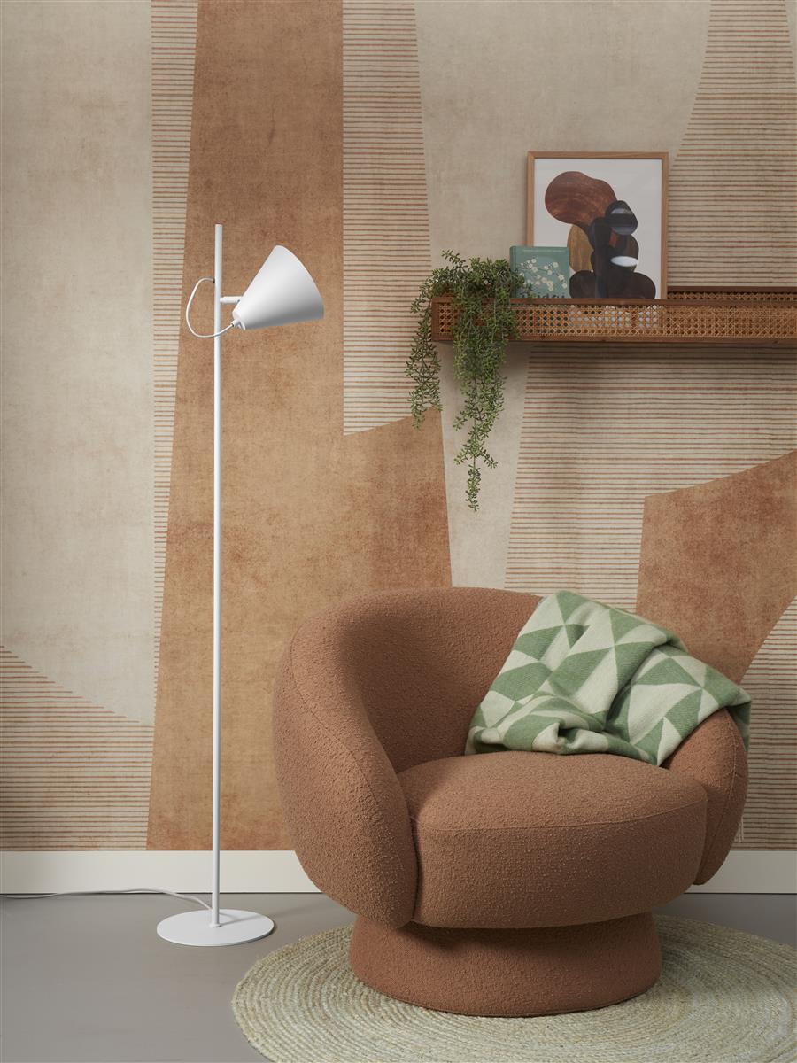 It's about RoMi Stehlampe LISBON weiß | 25x35,5x151cm