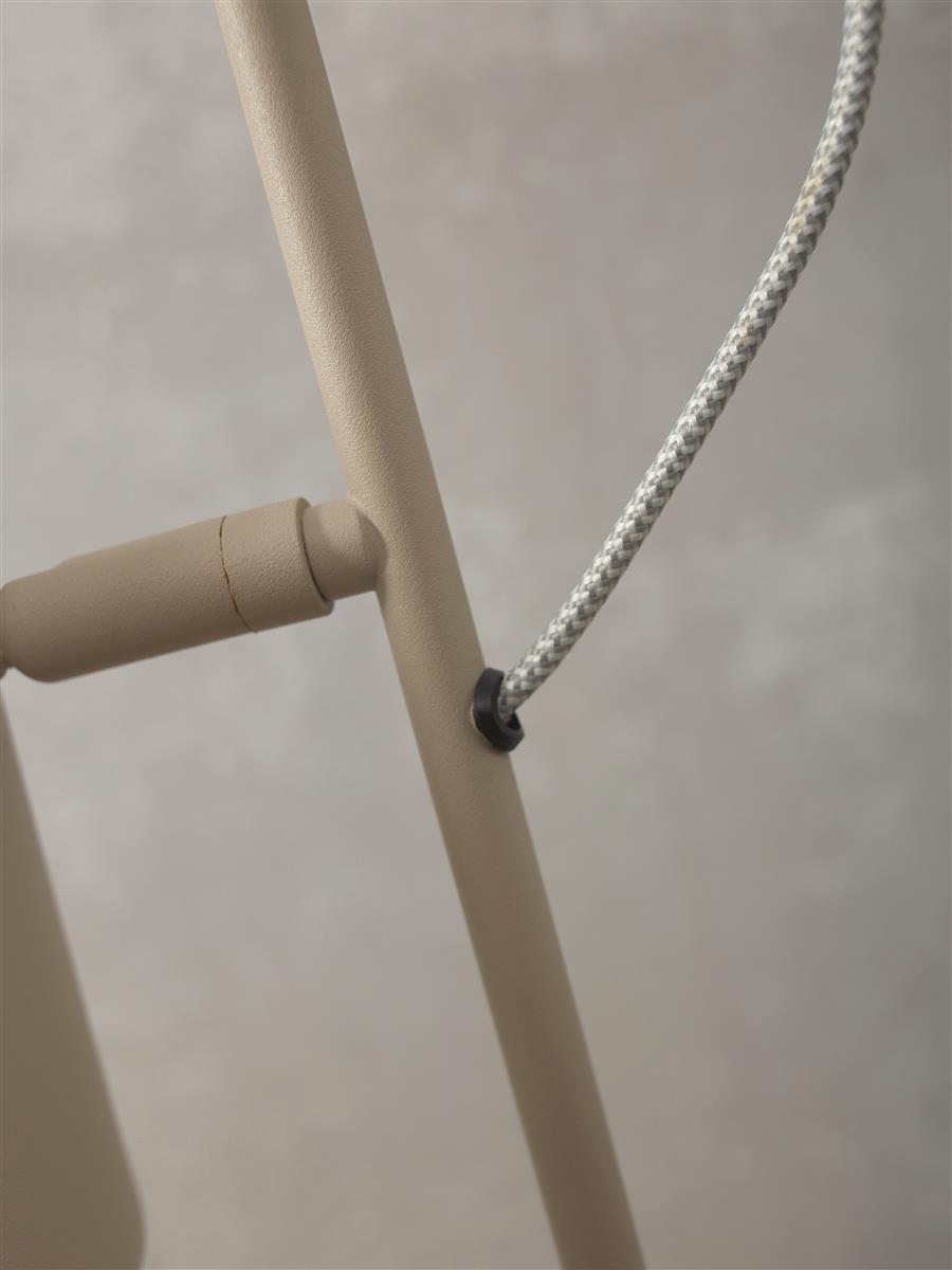 It's about RoMi Tischlampe LISBON grau | 18x29x50,5cm