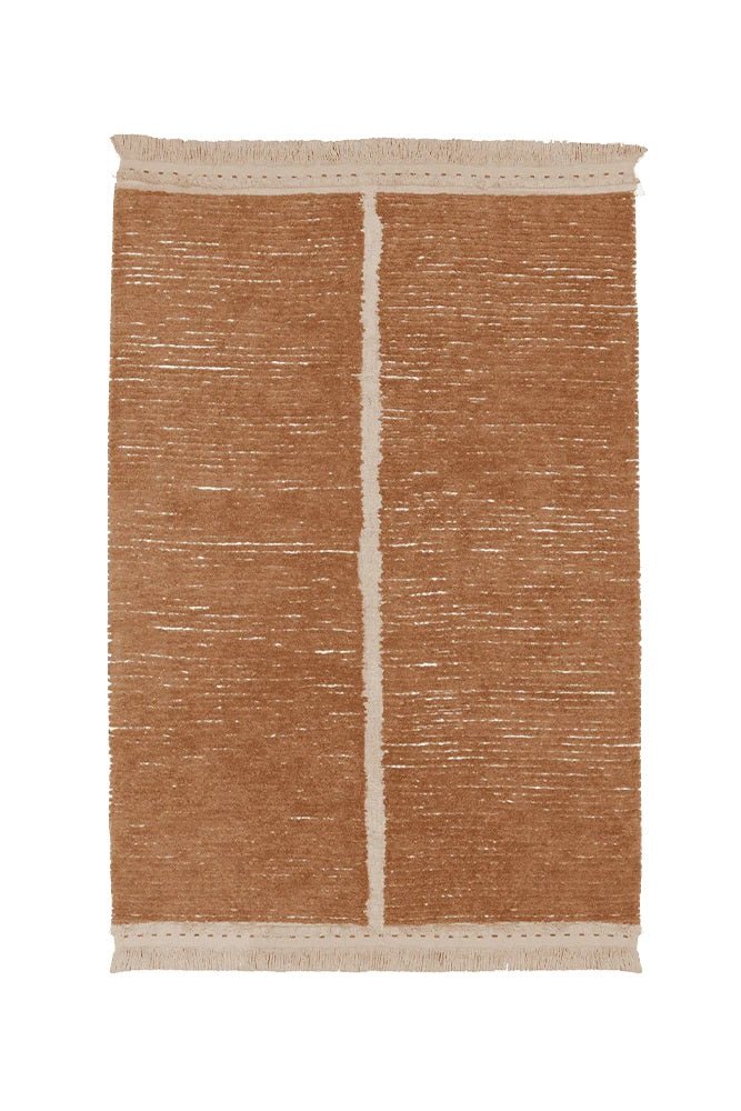 Lorena Canals drehbarer waschbarer Teppich DUETTO karamell | 200x140cm - Sir Henrys
