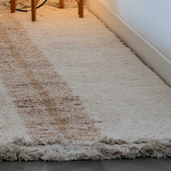 Lorena Canals drehbarer waschbarer Teppich DUETTO karamell | 230x80cm - Sir Henrys