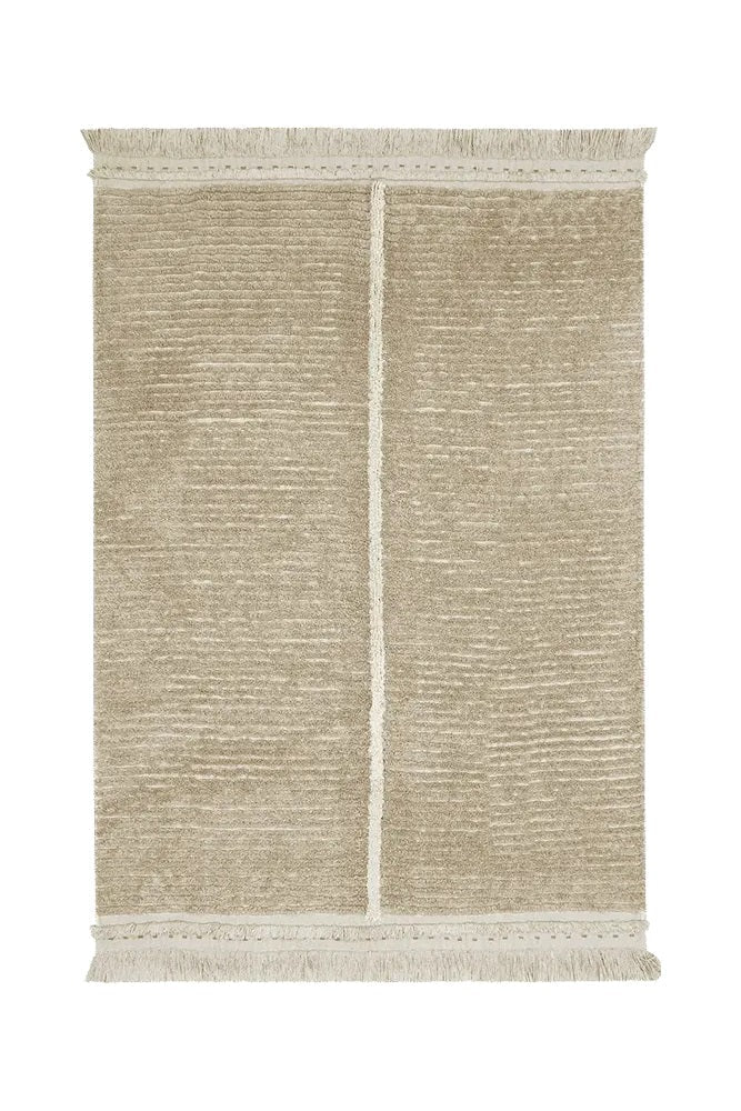 Lorena Canals drehbarer waschbarer Teppich DUETTO salbei | 230x80cm - Sir Henrys