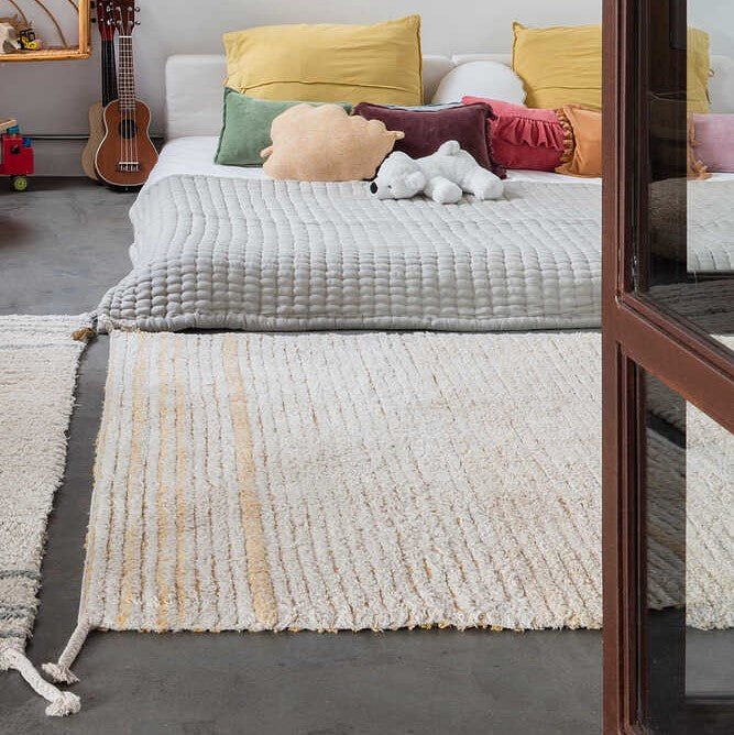 Lorena Canals drehbarer waschbarer Teppich TWIN bernstein | 240x170cm - Sir Henrys