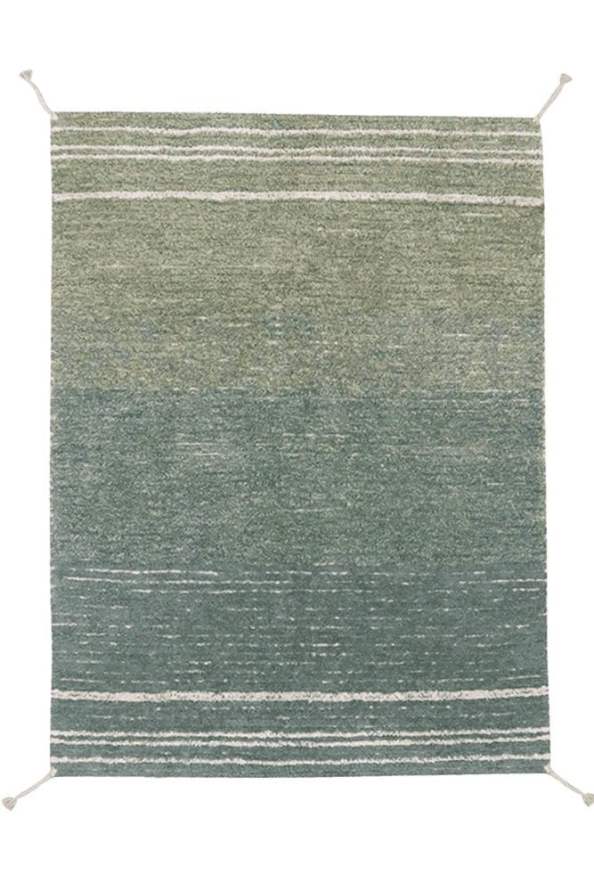Lorena Canals drehbarer waschbarer Teppich TWIN vintage blau | 140x80cm - Sir Henrys