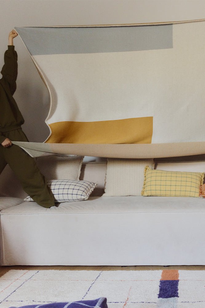 Lorena Canals getrickte Decke COLOR COMPOSITION | 180x130cm - Sir Henrys