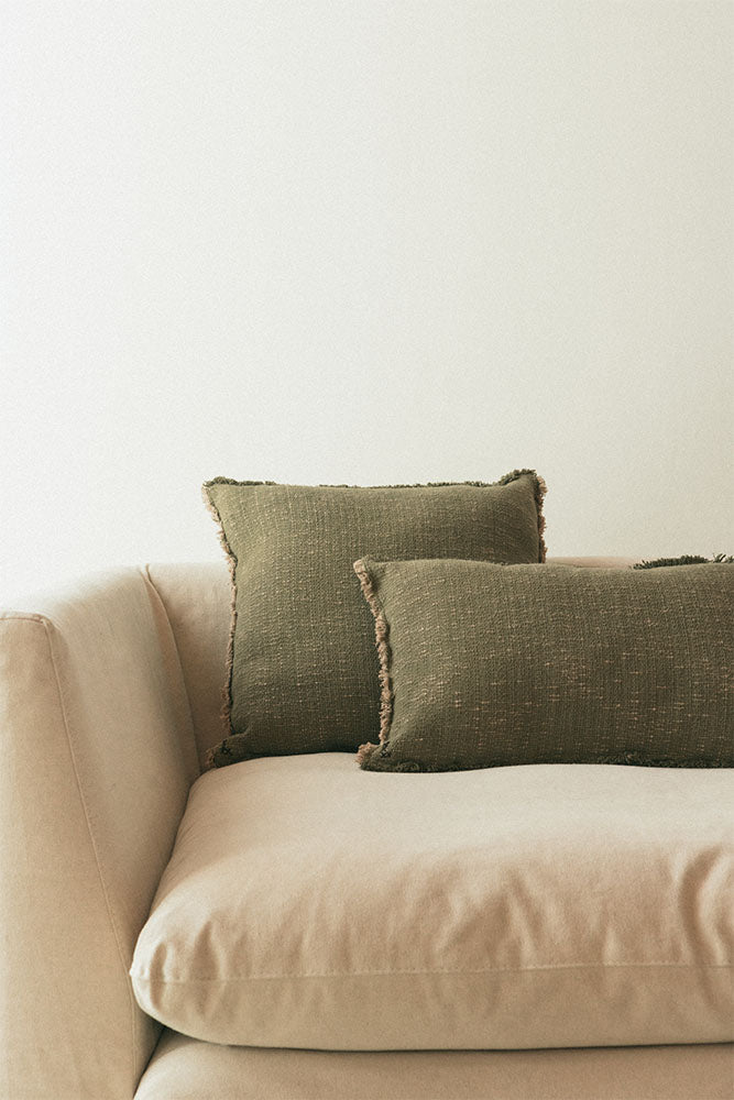 Lorena Canals Kissen HANDLOOM SQUARE kaki | 45x45cm - Sir Henrys