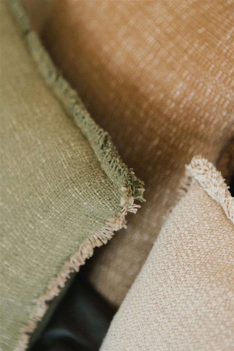 Lorena Canals Kissen HANDLOOM SQUARE kaki | 45x45cm - Sir Henrys