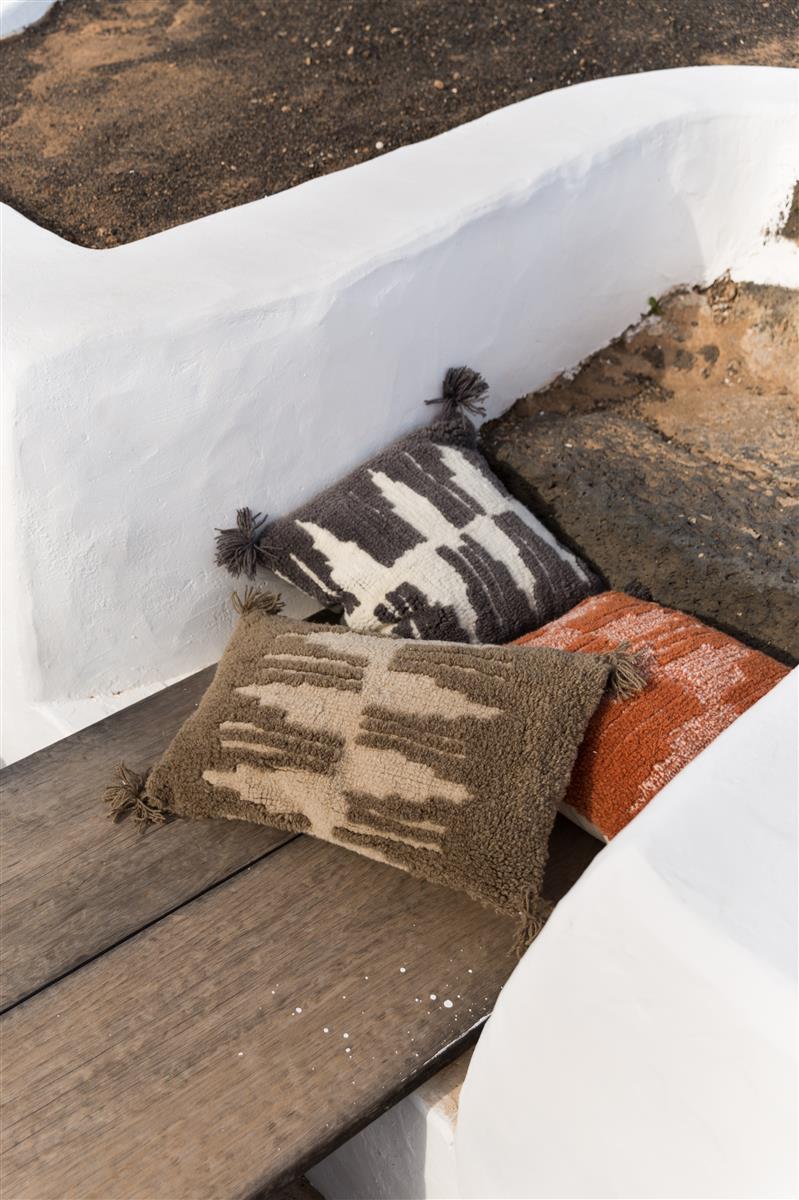 Lorena Canals Kissen NOMAD ZAGROS braun | 40x60cm - Sir Henrys