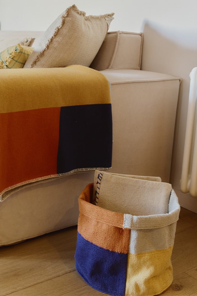 Lorena Canals Korb COLOR GRID | 30x30cm - Sir Henrys