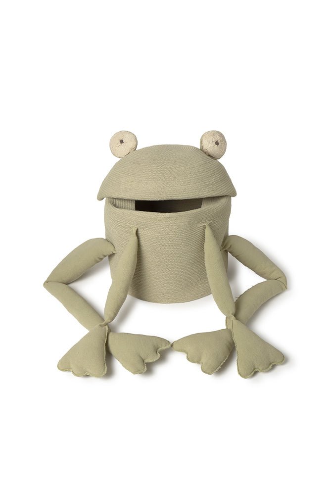 Lorena Canals Korb FRED THE FROG | 20x20cm - Sir Henrys