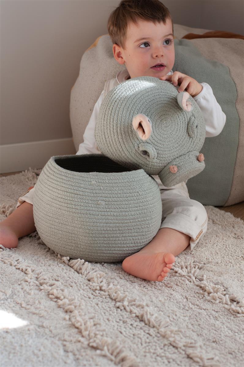 Lorena Canals Korb HENRY THE HIPPO | 25x30cm - Sir Henrys
