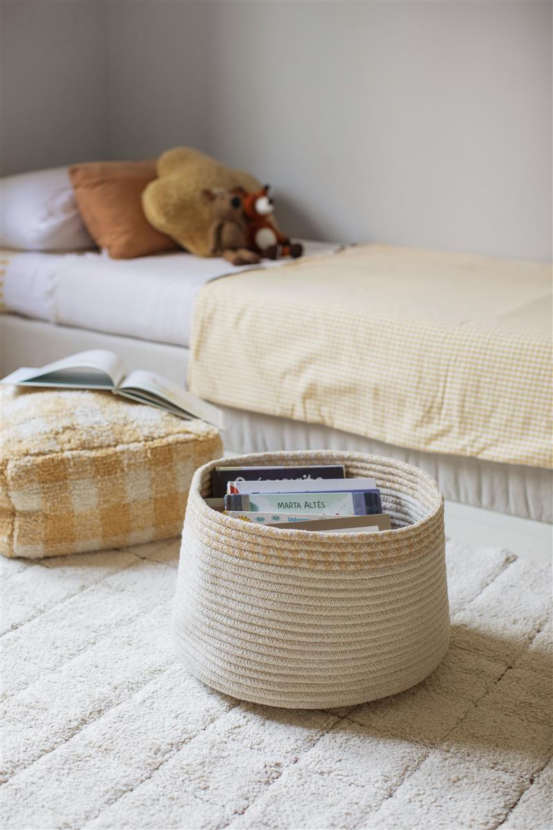 Lorena Canals Korb KILO Honey | 40x40cm - Sir Henrys