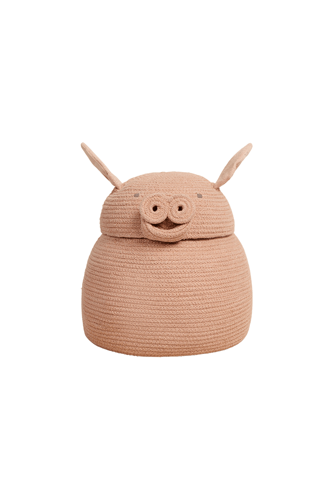 Lorena Canals Korb PEGGY THE PIG | 25x30cm - Sir Henrys