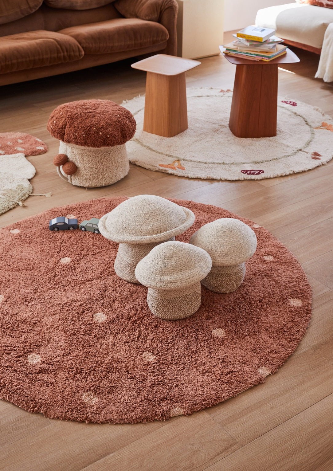 Lorena Canals Pouf BOLETUS | 45x45cm - Sir Henrys