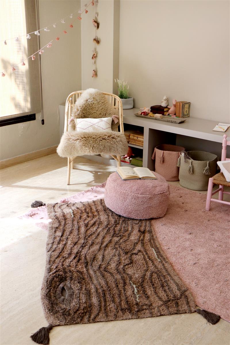 Lorena Canals Pouf CHILL Vintage Nude | 50x50cm - Sir Henrys