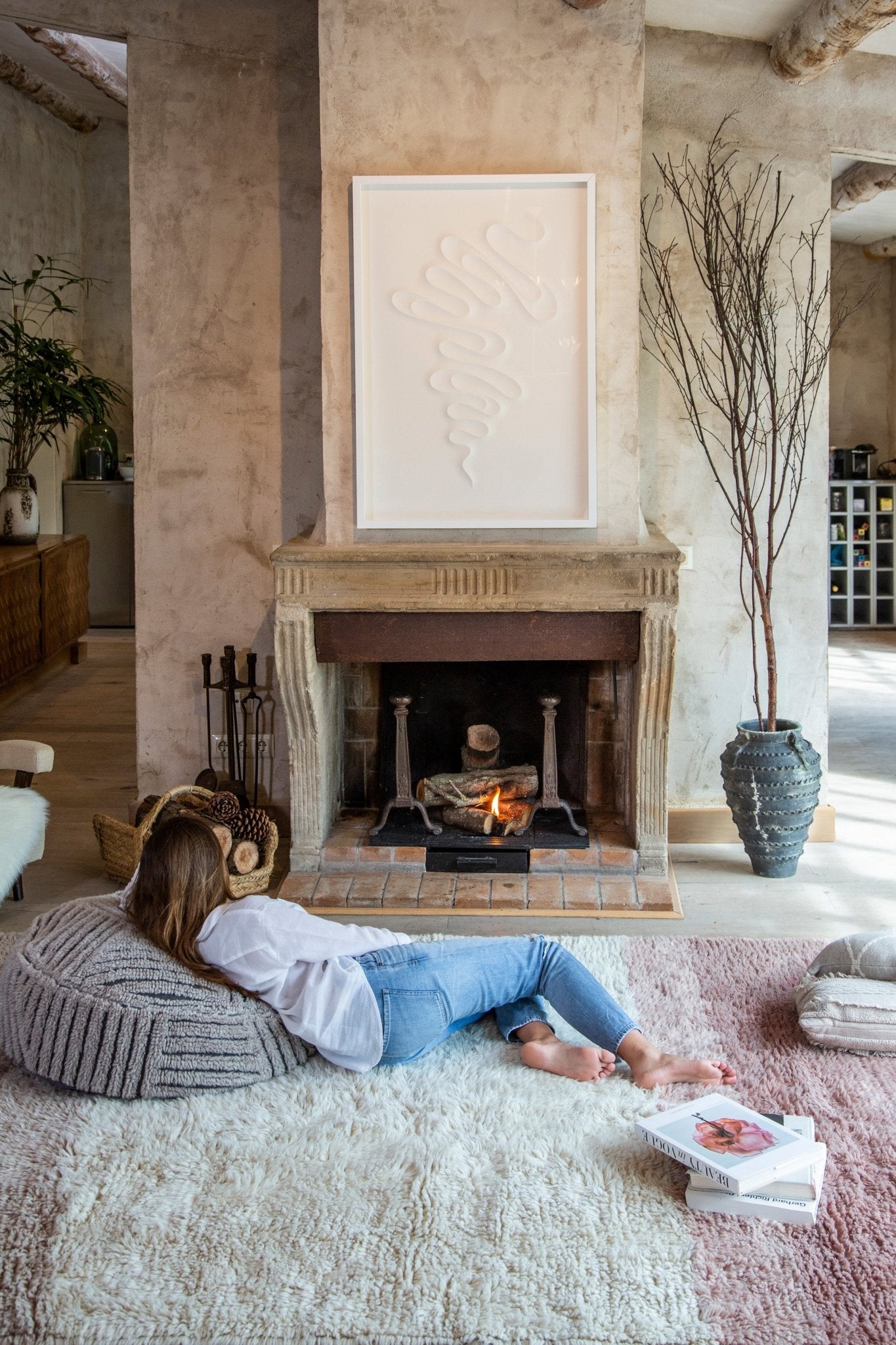 Lorena Canals Pouf FIELDS | 70x70cm - Sir Henrys