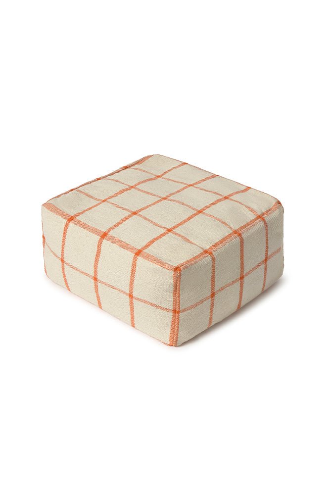 Lorena Canals Pouf GEO BLOCK natur | 45x45cm - Sir Henrys
