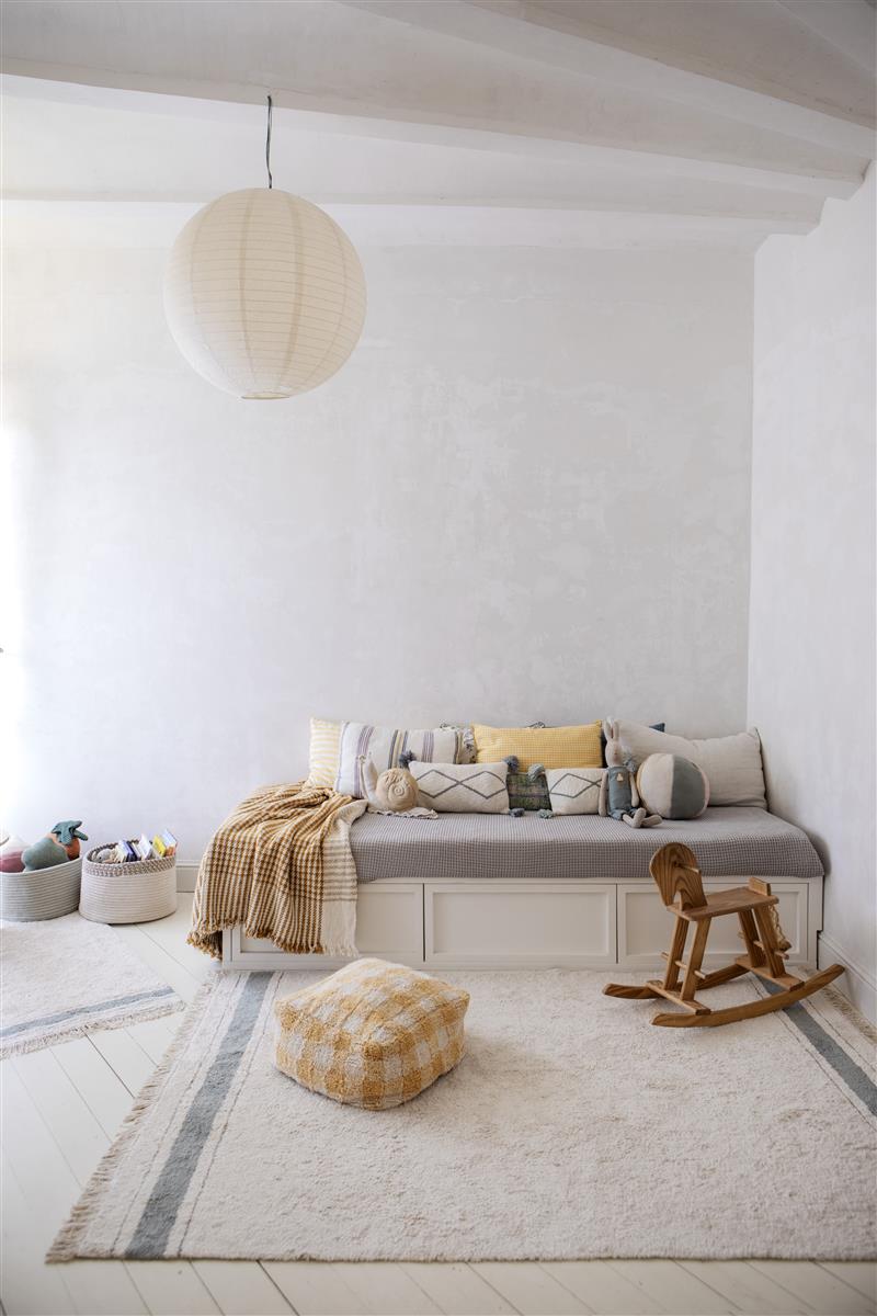 Lorena Canals Pouf VICHY Honig | 20x40cm - Sir Henrys