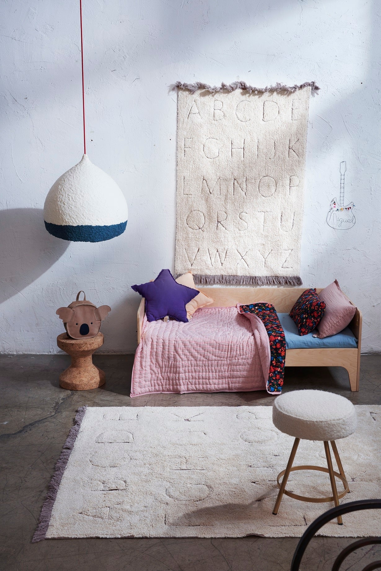 Lorena Canals RugCycled waschbarer Teppich ABC | 130x90cm - Sir Henrys
