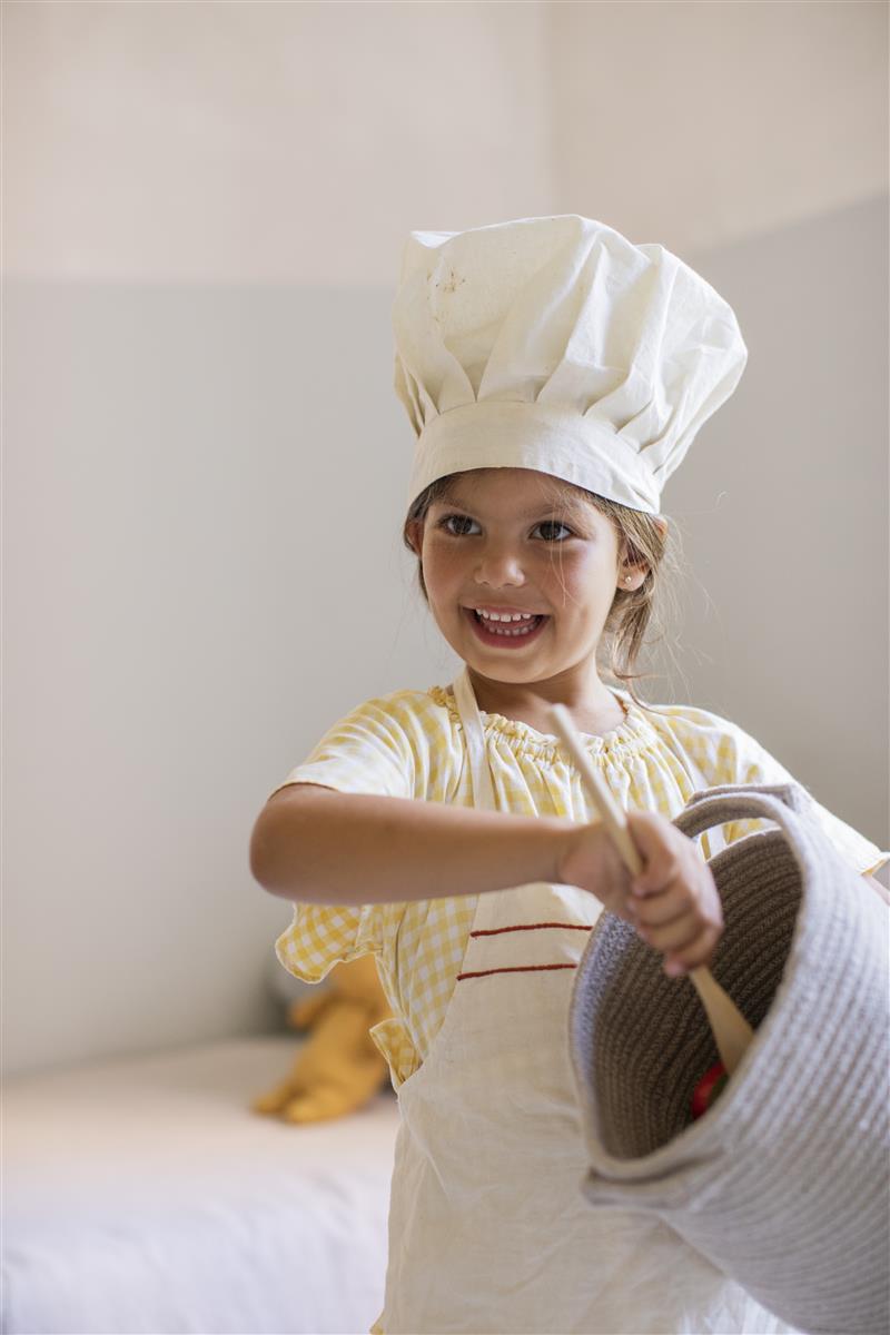 Lorena Canals Spielkorb LITTLE CHEF | 20x20cm - Sir Henrys