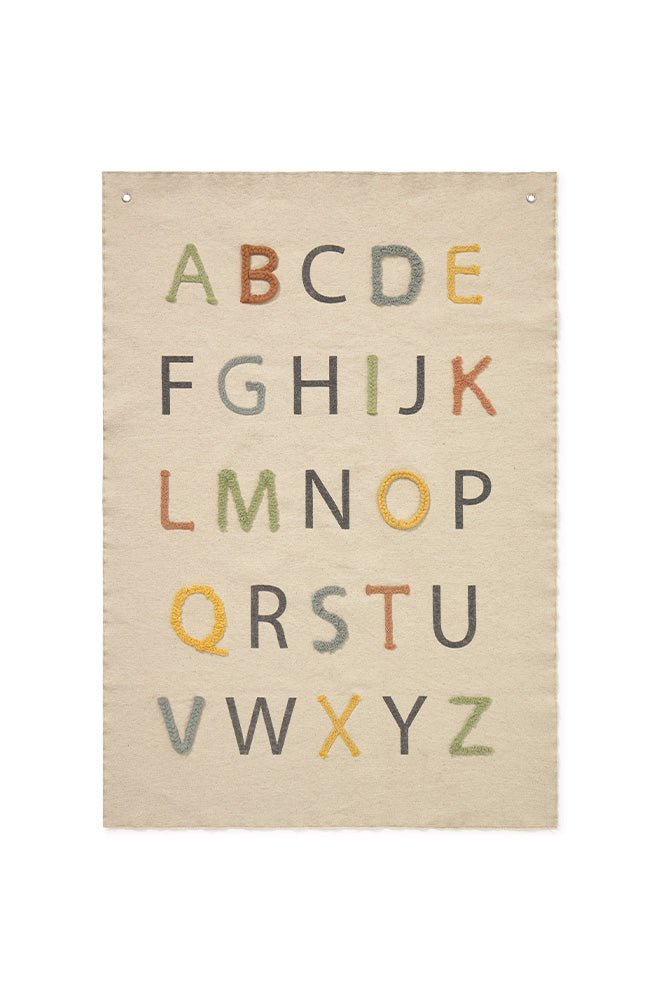 Lorena Canals Wandhänger COLOR ABC | 70x100cm - Sir Henrys
