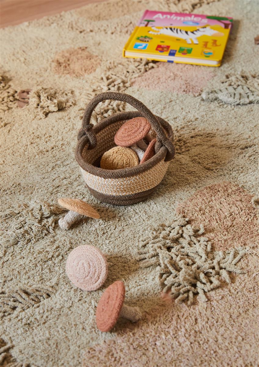 Lorena Canals waschbarer Spielteppich MUSHROOM FOREST | 120x160cm - Sir Henrys