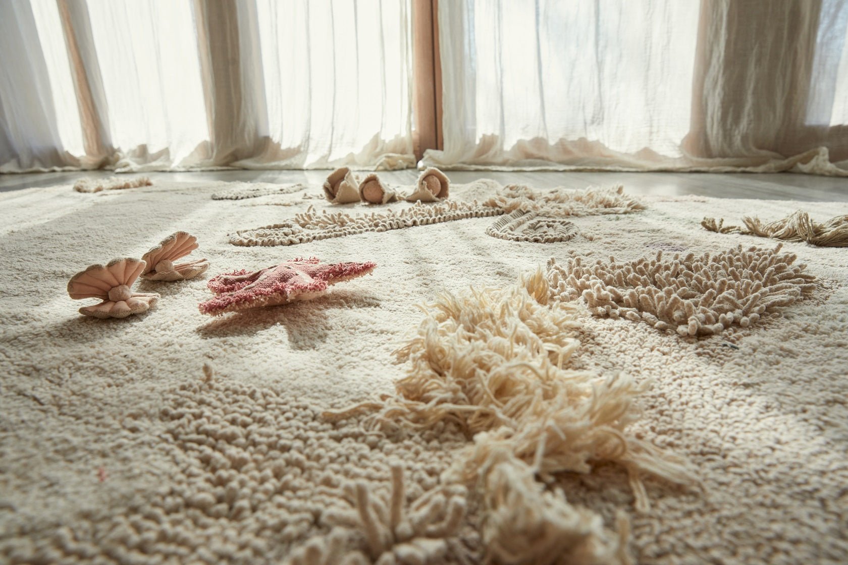 Lorena Canals waschbarer Spielteppich SEABED | 140x200cm - Sir Henrys