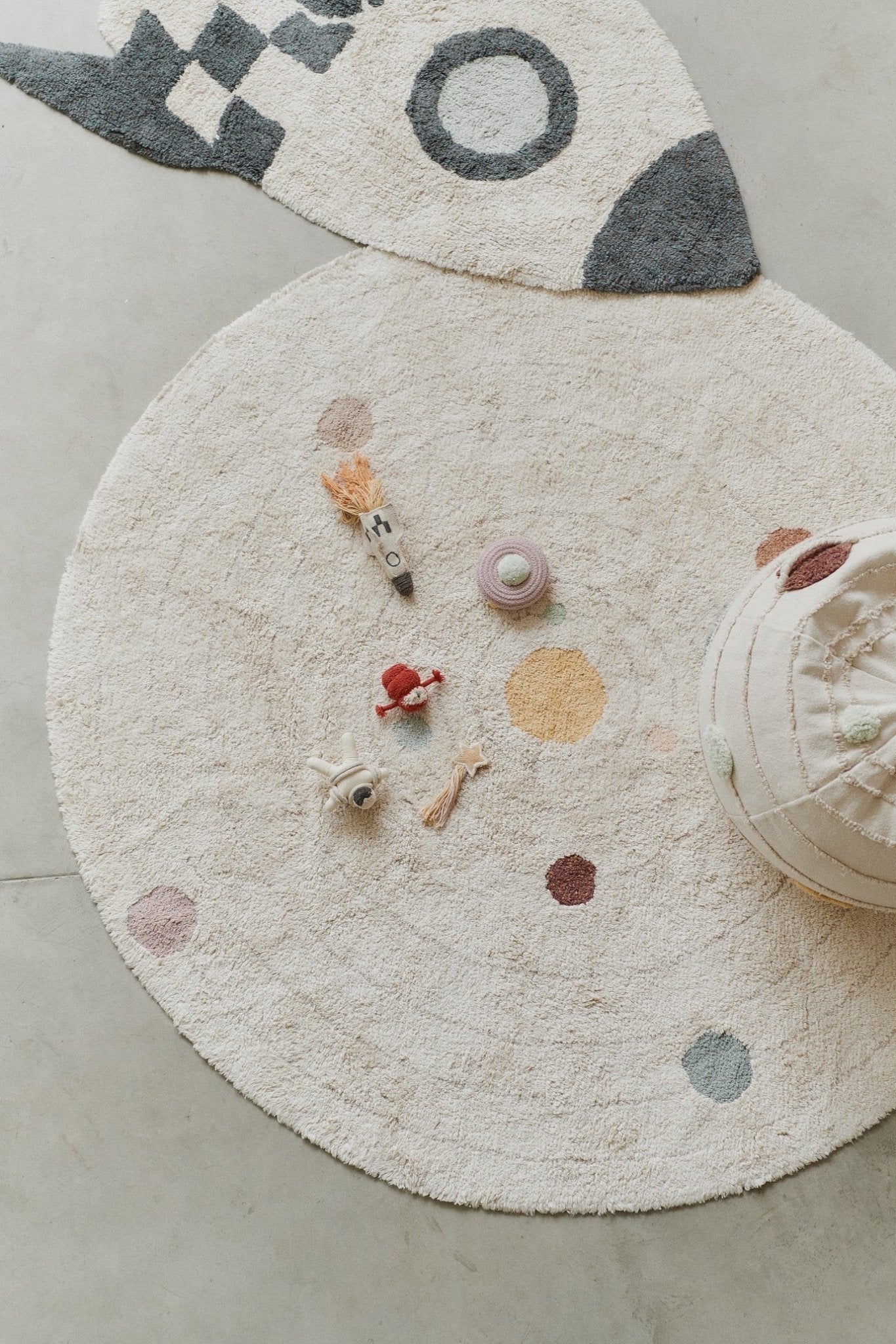 Lorena Canals waschbarer Spielteppich SOLAR SYSTEM | 150x150cm - Sir Henrys