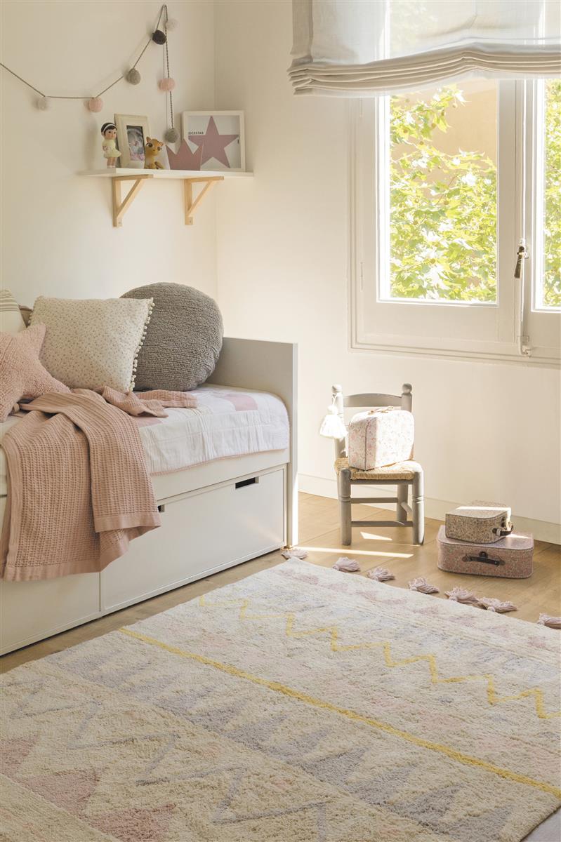 Lorena Canals waschbarer Teppich AZTECA vintage nude | 200x140cm - Sir Henrys