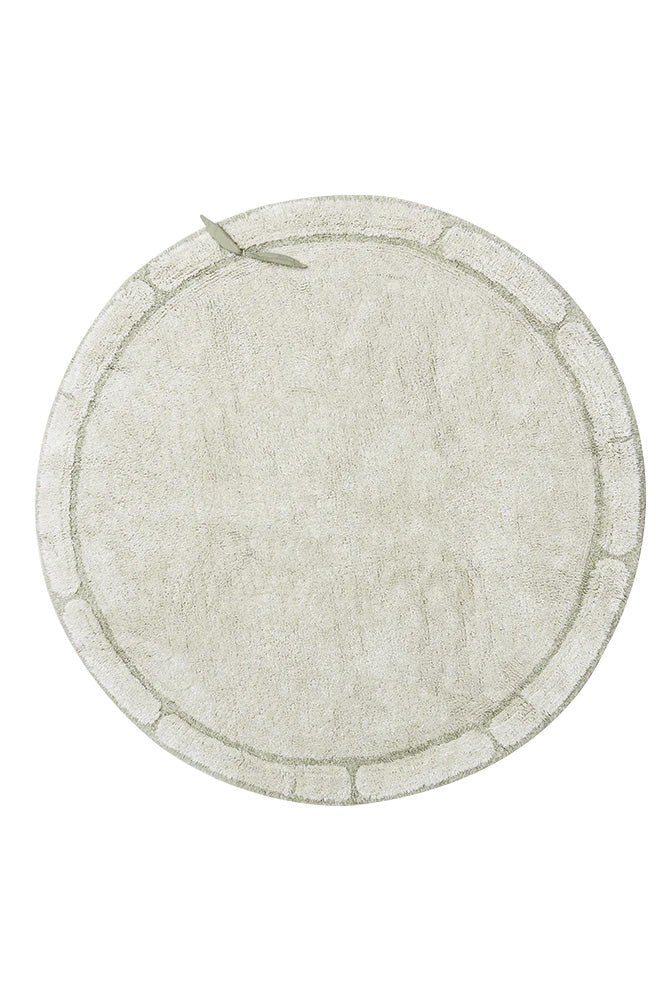 Lorena Canals waschbarer Teppich BAMBUSBLATT | 120x120cm - Sir Henrys