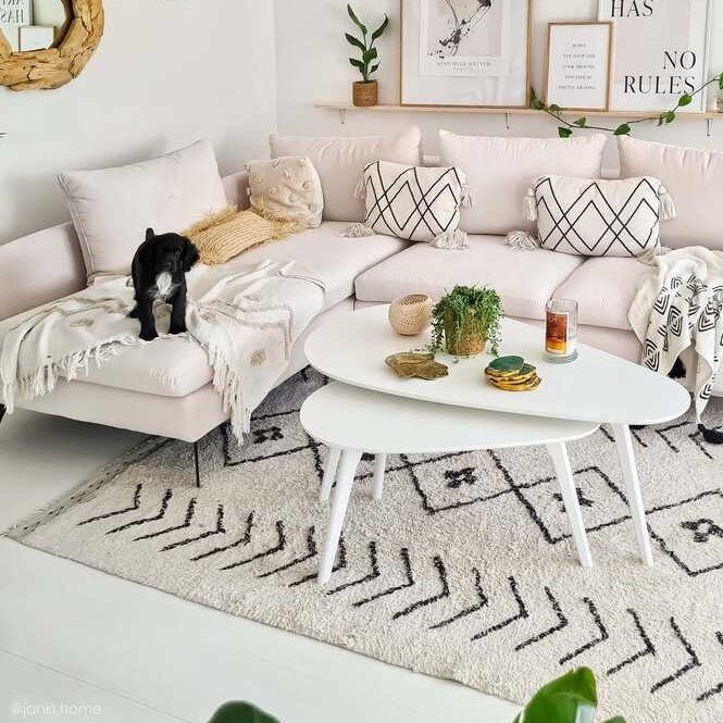 Lorena Canals waschbarer Teppich BERBER RHOMBS | 120x170cm - Sir Henrys