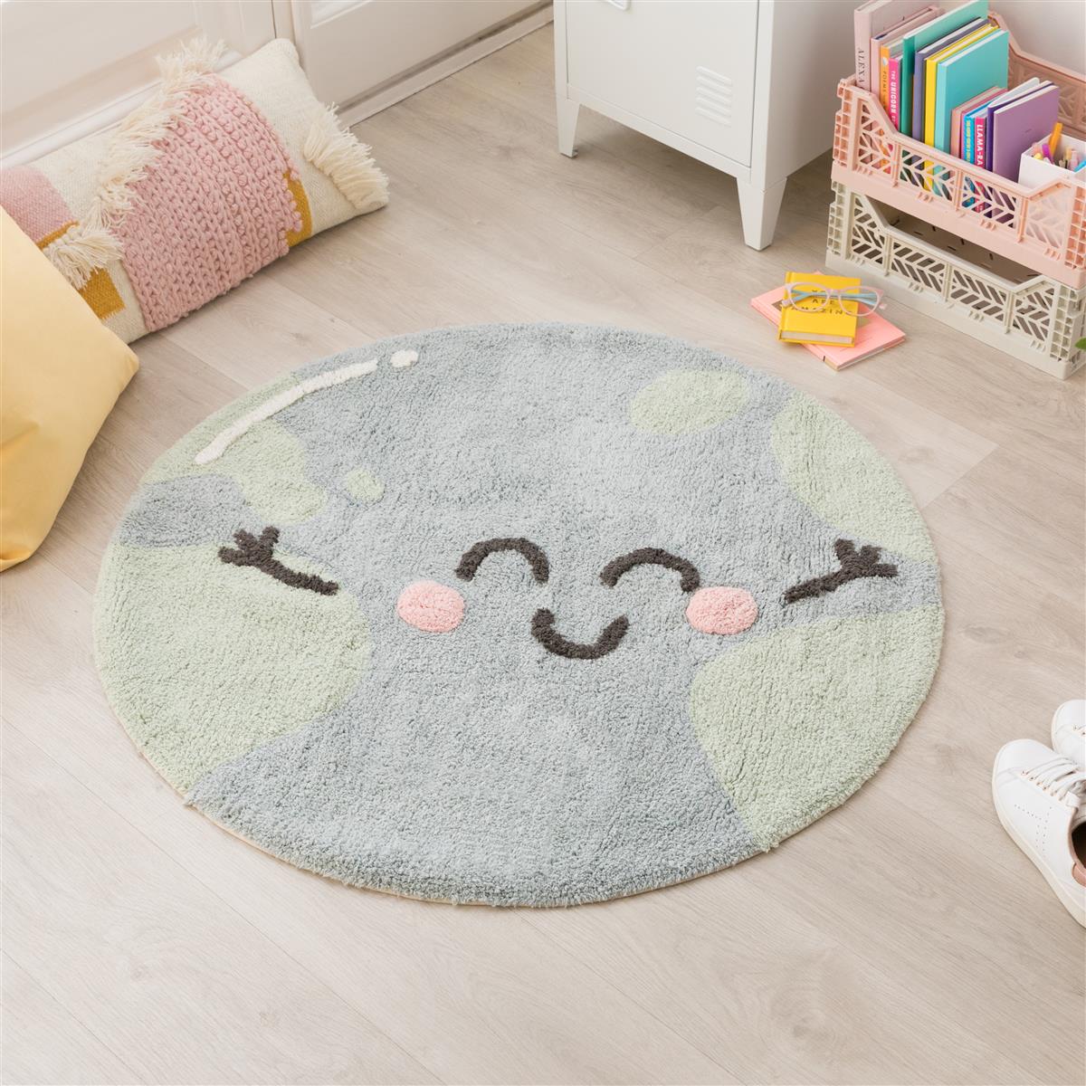 Lorena Canals waschbarer Teppich BIG BIG WORLD | 100x100cm - Sir Henrys