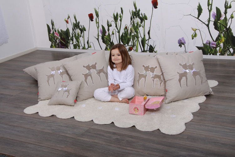 Lorena Canals waschbarer Teppich BISCUIT beige | 160x120 cm - Sir Henrys