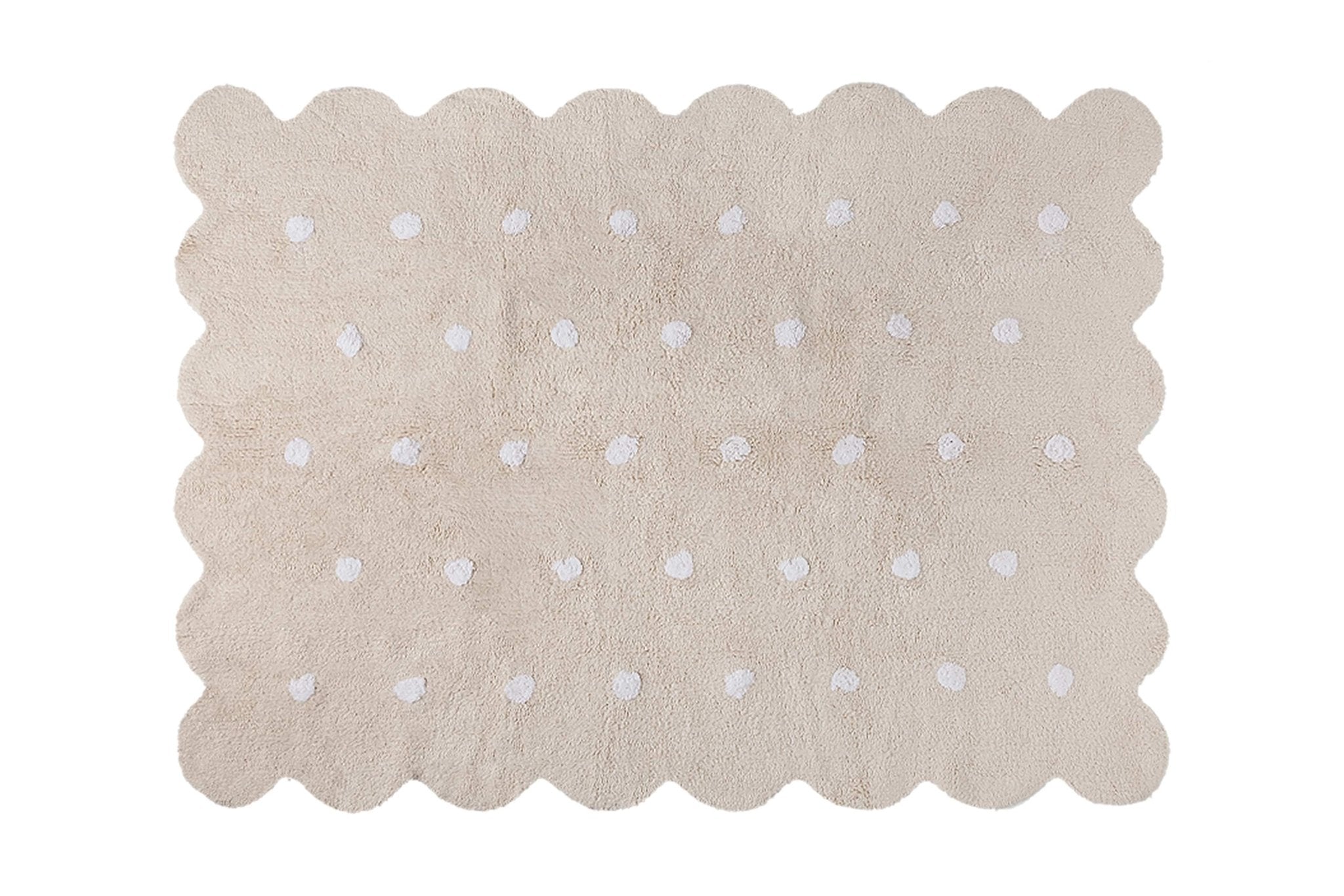Lorena Canals waschbarer Teppich BISCUIT beige | 160x120 cm - Sir Henrys
