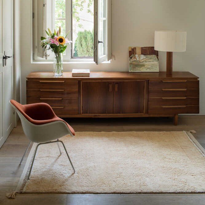 Lorena Canals waschbarer Teppich BLOOM gold | 200x140cm - Sir Henrys
