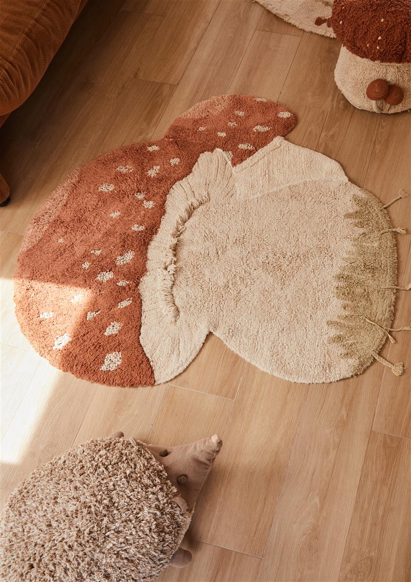 Lorena Canals waschbarer Teppich BOLETUS | 120x120cm - Sir Henrys