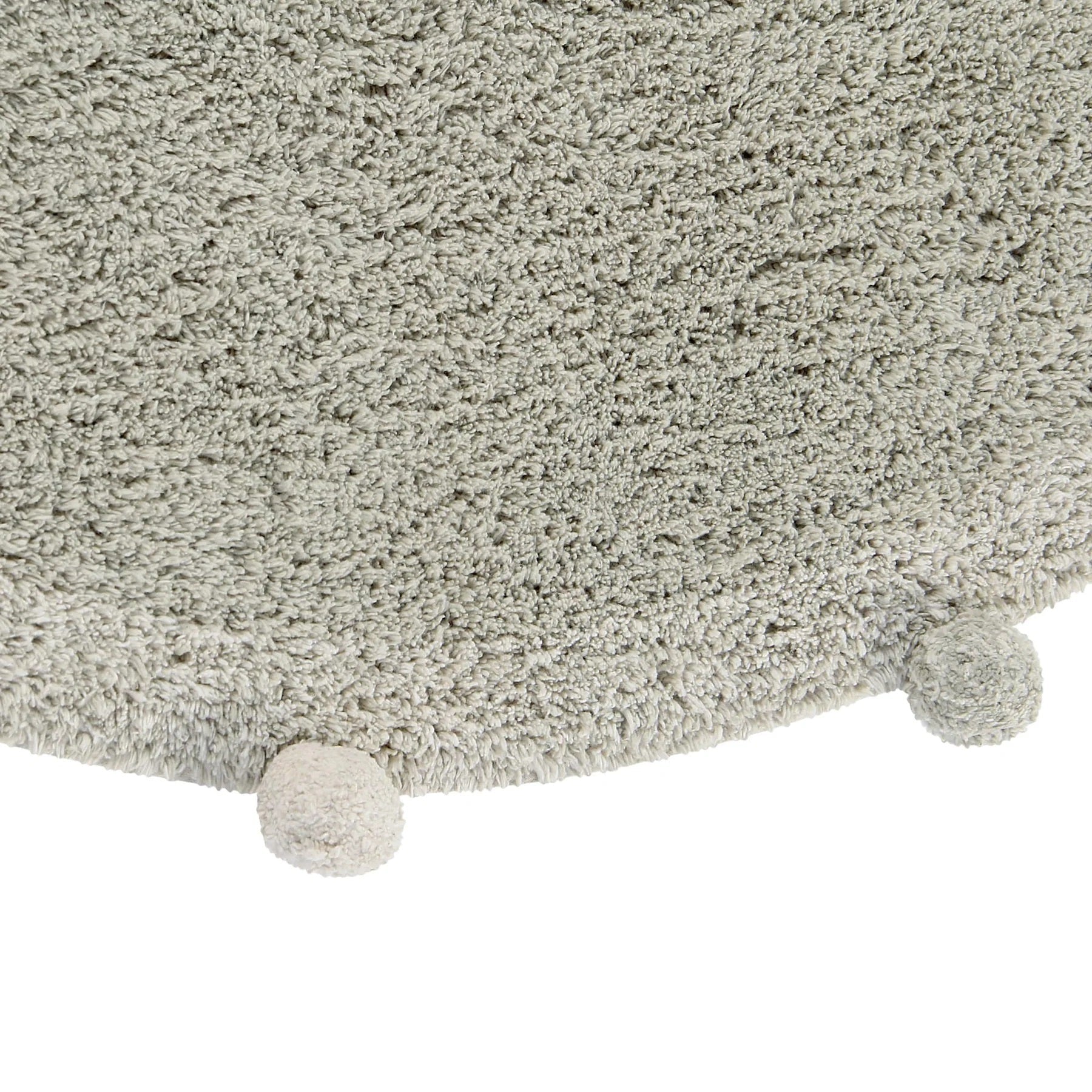Lorena Canals waschbarer Teppich BUBBLY olive | 120x120cm - Sir Henrys