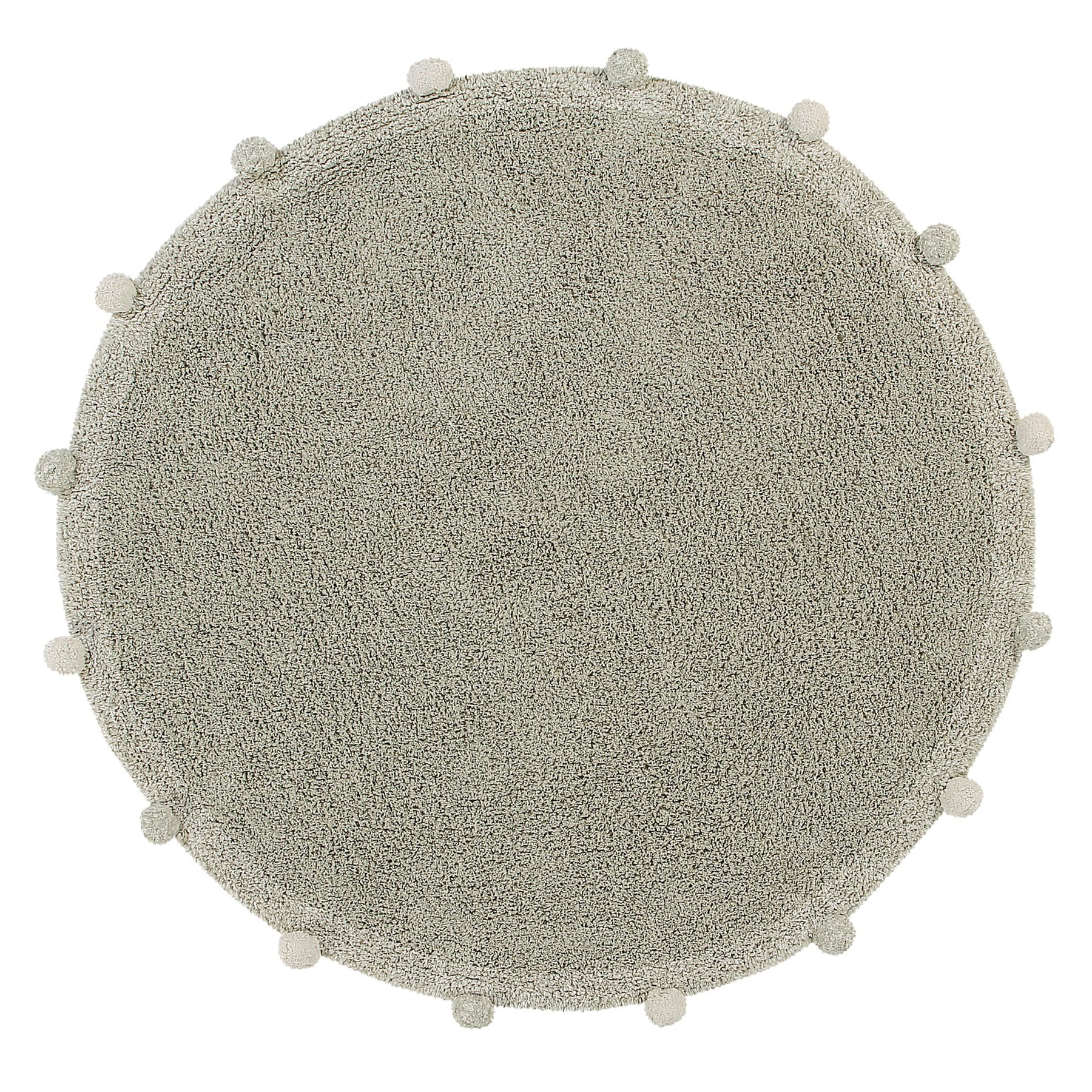 Lorena Canals waschbarer Teppich BUBBLY olive | 120x120cm - Sir Henrys