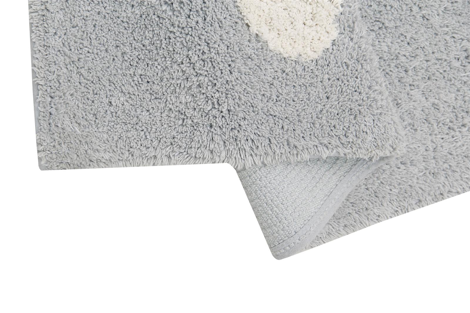 Lorena Canals waschbarer Teppich CLOUDS grau | 160x120cm - Sir Henrys