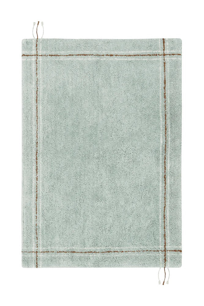 Lorena Canals waschbarer Teppich CUISINE blauer Salbei | 130x90cm - Sir Henrys