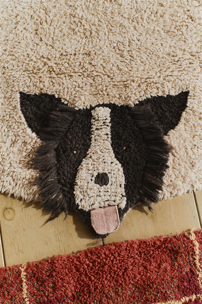 Lorena Canals Waschbarer Teppich DOGS | 140x140cm - Sir Henrys