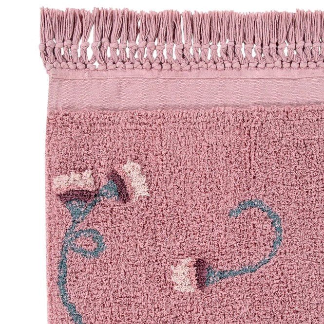 Lorena Canals waschbarer Teppich ENGLISH GARDEN rosa | 210x140cm - Sir Henrys