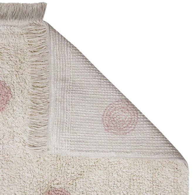 Lorena Canals waschbarer Teppich HIPPY DOTS vintage nude | 160x120cm - Sir Henrys