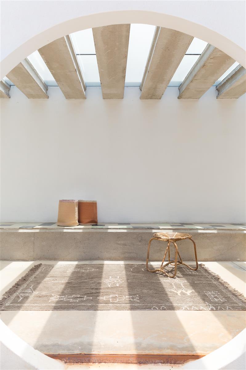Lorena Canals Waschbarer Teppich KERMAN braun | 160x120cm - Sir Henrys