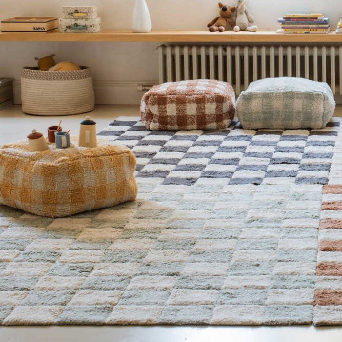 Lorena Canals waschbarer Teppich KITCHEN TILES grün | 160x120cm | 160x120x0cm - Sir Henrys