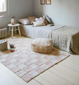 Lorena Canals waschbarer Teppich KITCHEN TILES Rose | 140x200cm - Sir Henrys