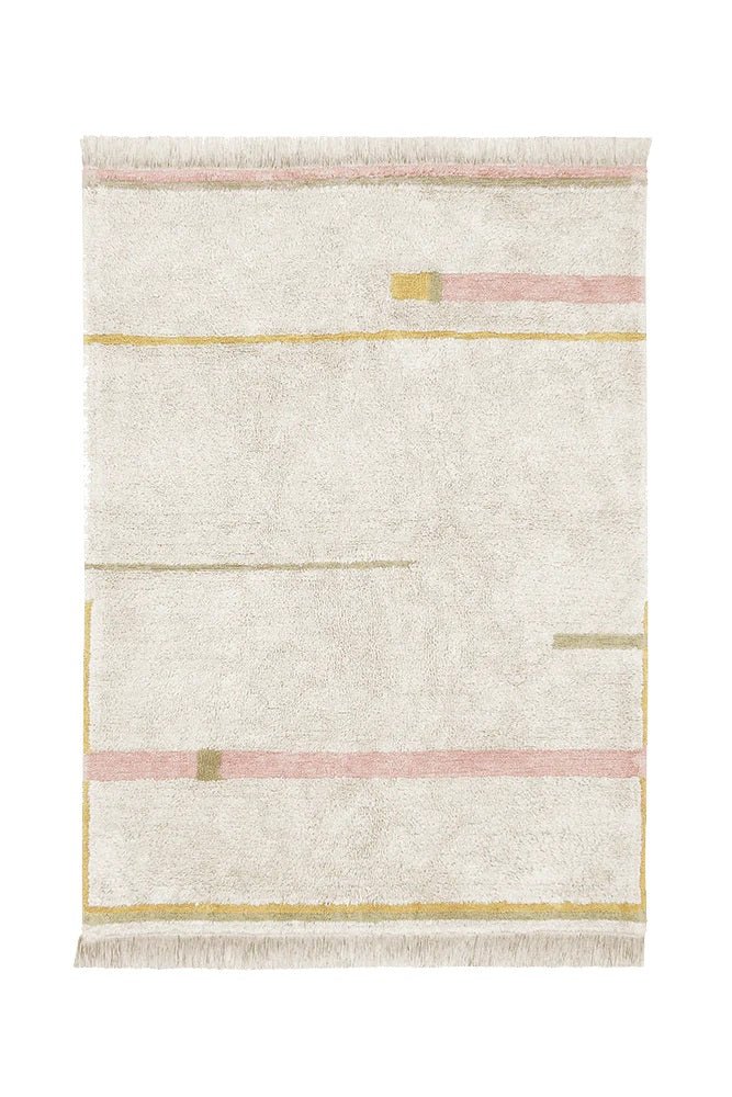 Lorena Canals waschbarer Teppich LANES vintage nude | 200x140cm - Sir Henrys