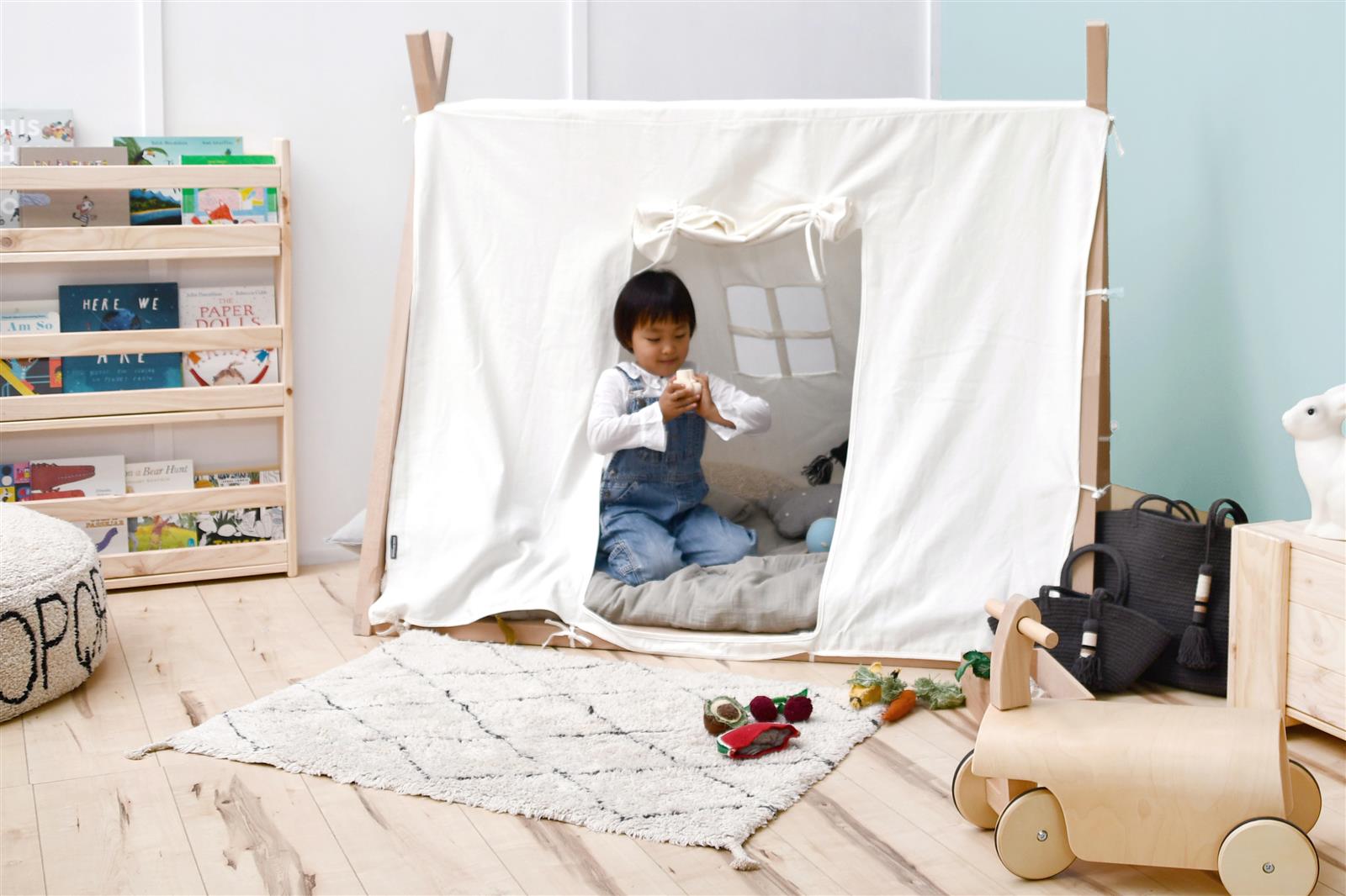 Lorena Canals waschbarer Teppich MINI BEREBER | 100x70cm - Sir Henrys