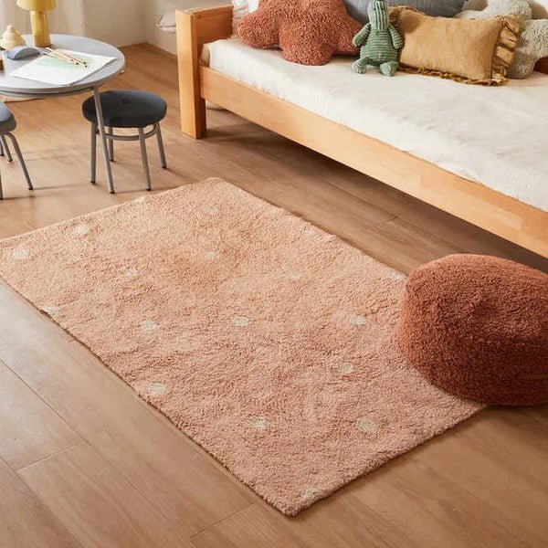 Lorena Canals waschbarer Teppich MINI DOT rosa | 150x100cm - Sir Henrys