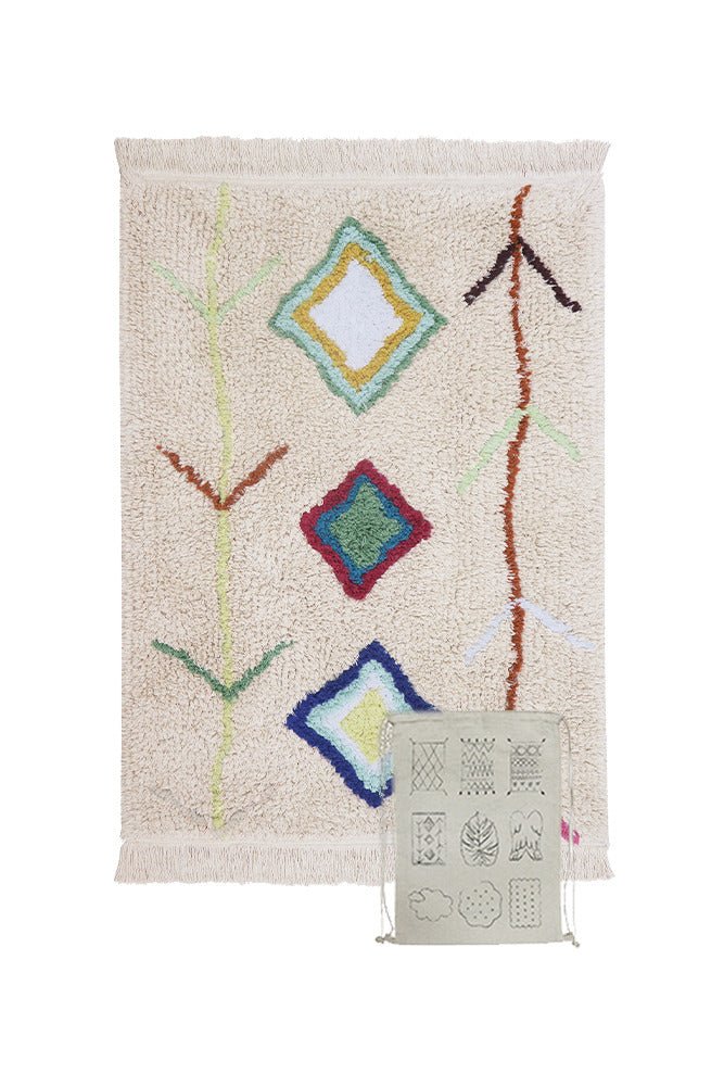 Lorena Canals waschbarer Teppich MINI KAAROL | 100x70cm - Sir Henrys