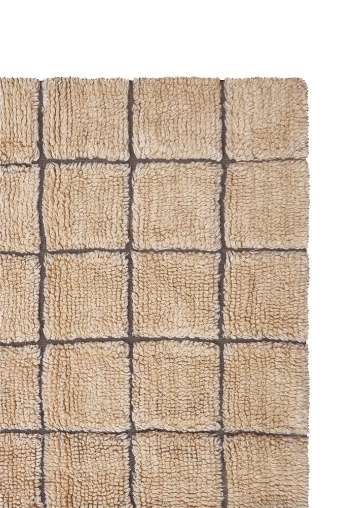 Lorena Canals waschbarer Teppich MOSAIC bernstein | 80x230cm - Sir Henrys